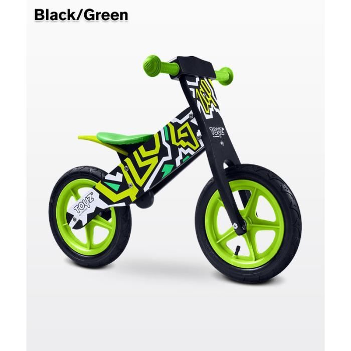 Vélo sans pédales bois 12 bleu/nature | | Magasin en ligne