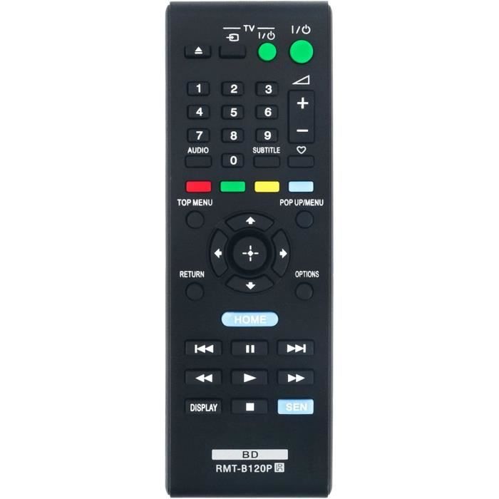 Rmt-Vb201U Télécommande De Rechange Pour Lecteur Blu-Ray Sony Dp-Bx370 Bdp-S6700 Ubp-X700 Bdp