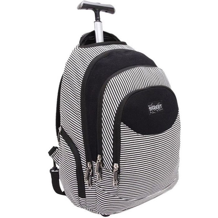 Sac à dos à roulettes Street Canvas Navy 47 CM Sac à dos à roulettes Street Canvas Navy 47 CM