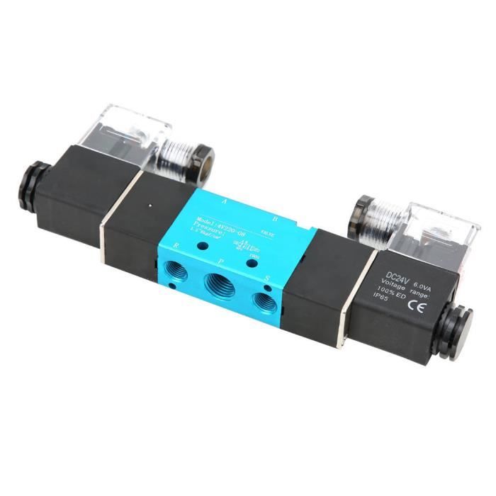 Électrovanne pneumatique 3 positions 5 voies - ZJCHAO - 4V230C-08