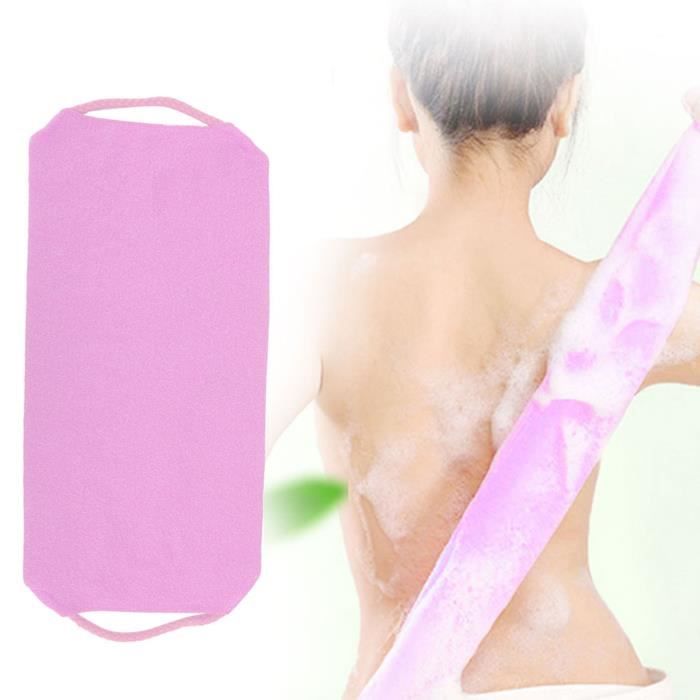 Serviette Exfoliante Japonaise - Ions Argent & Charbon Actif - Nettoyage Peau Profond