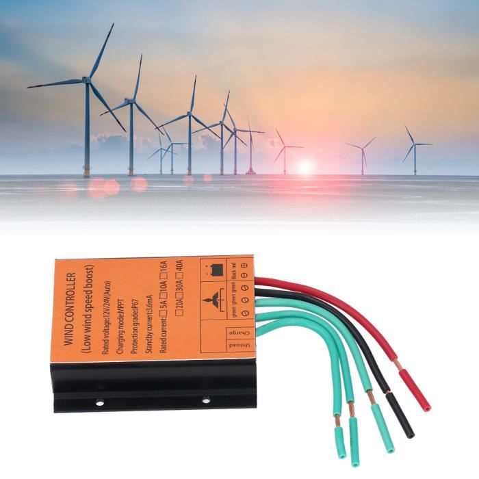 Contrôleur de charge solaire hybride éolien 3000W 12V 24V 48V