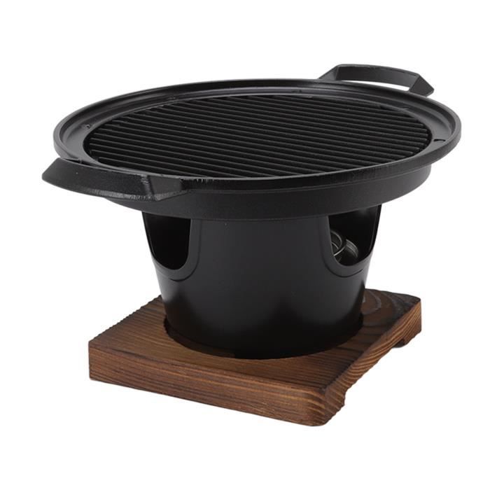 Petit Barbecue De Table à Charbon - Sans Fumée, Antiadhésif, Portable - Pour Intérieur, Balcon, Camping