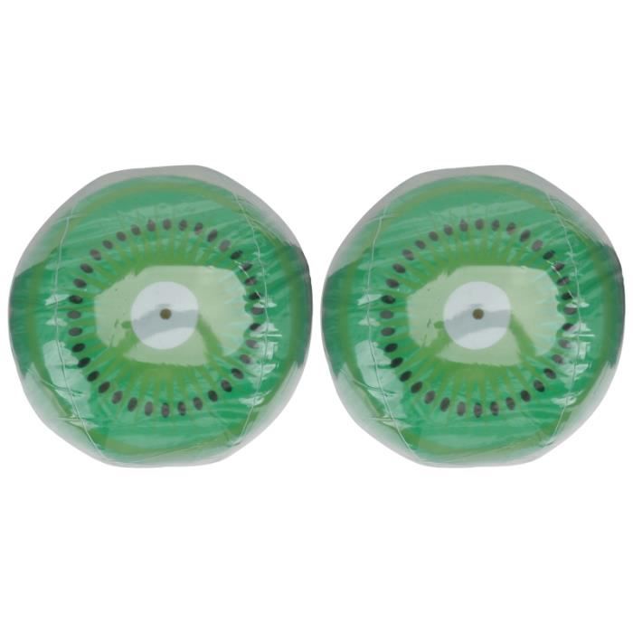 2 Ballons De Plage Gonflables 35 Cm – PVC Résistant – Couleurs Vives – Piscine, Plage, Fête – Lot De 2