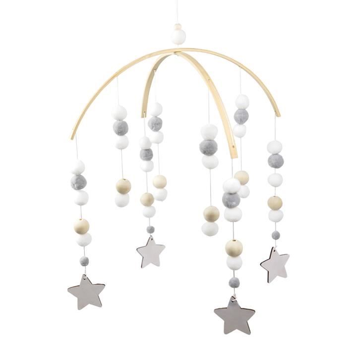 Lit De Bebe Mobile De Plafond En Bois Pour Le Decor De Chambre De Lit De Garcon Et De Filles X8060 Cdiscount