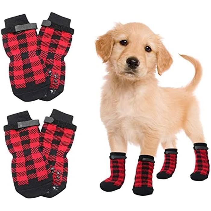 Comparer les prix de Chaussettes Pour Chiens - Rouge - S