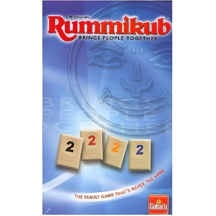 Rummikub Travel voyage chiffres - Boîte métal Goliath Jeu