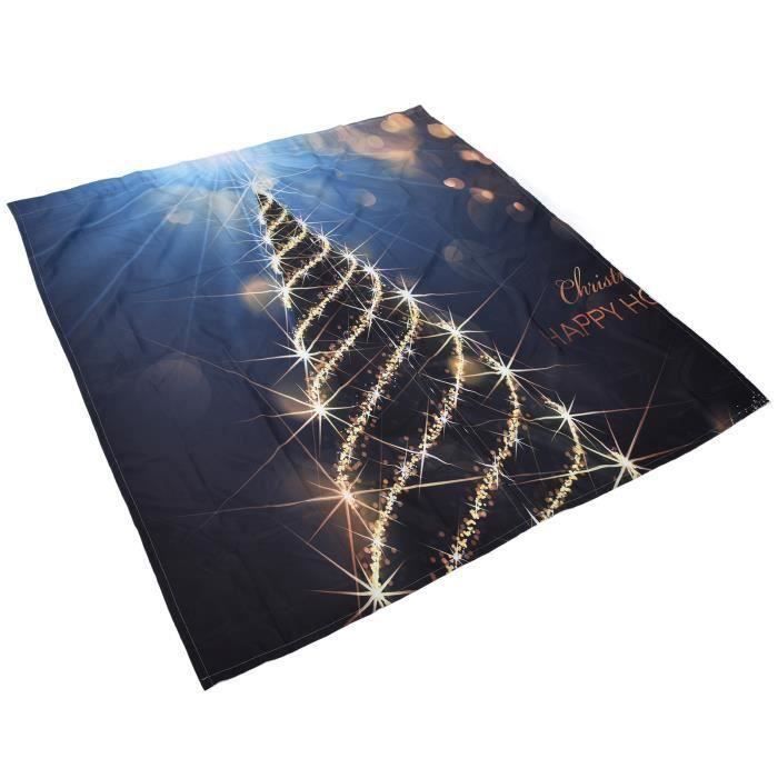 Rideau Photo Personnalisé Sur Mesure - Motif Sapin De Noël Ou Autre, Coulissant, Occultant