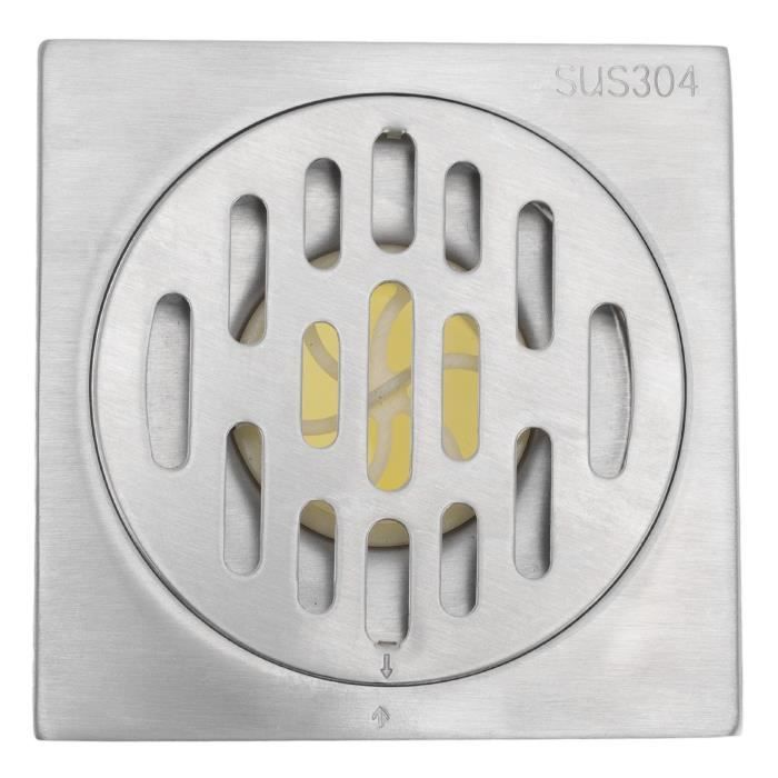 Siphon de sol en acier inoxydable pour douche - Leroy Merlin