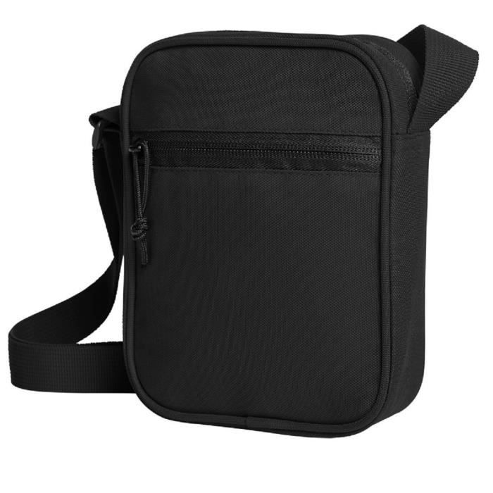 Sacoche bandoulière - HALFAR - 1815029 - Noir - Polyester - Dimensions 14x18x5 5 cm Sacoche bandoulière - HALFAR - 1815029 - Noir - Polyester - Dimensions 14x18x5 5 cm