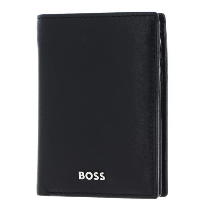 hugo boss classic smooth trifold card case black [244314] -  étui pour carte de crédit porte carte