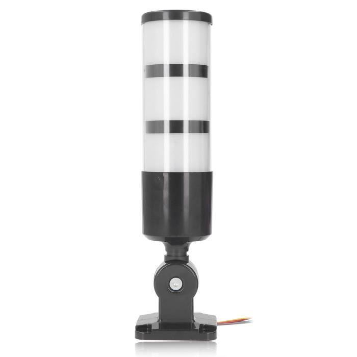 Heschen Lumière De Colonne Tour Signal Lumineux Verte 220VAC Avec Buzzer - Alarme Industrielle LED