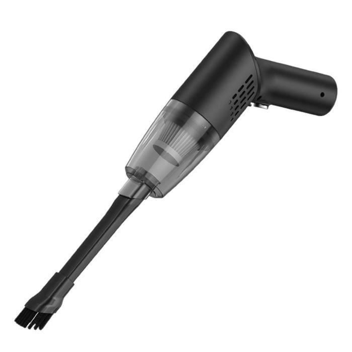 MOONAspirateur à main 120W haute puissance rapide USB Rechargeable pour voiture 6000PA 2000mAh