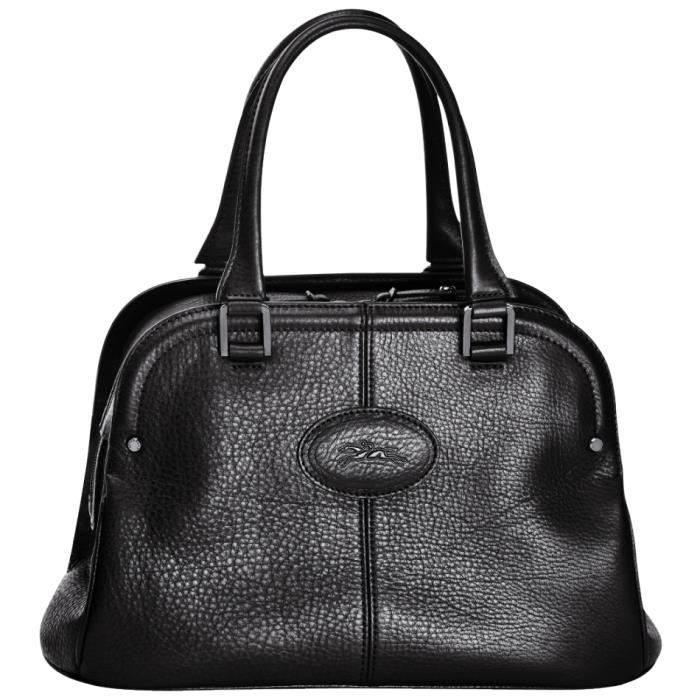 LONGCHAMP - sac femme porté main en cuir - NOIR MYSTERY - Achat / Vente  LONGCHAMP - sac femme porté - Cdiscount