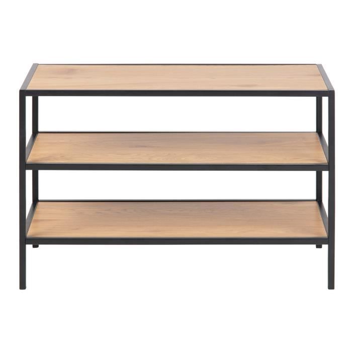 Miliboo Meuble A Chaussures Industriel Metal Et Bois Tresca Achat Vente Meuble A Chaussures Miliboo Meuble Chaussure Tresca Cdiscount