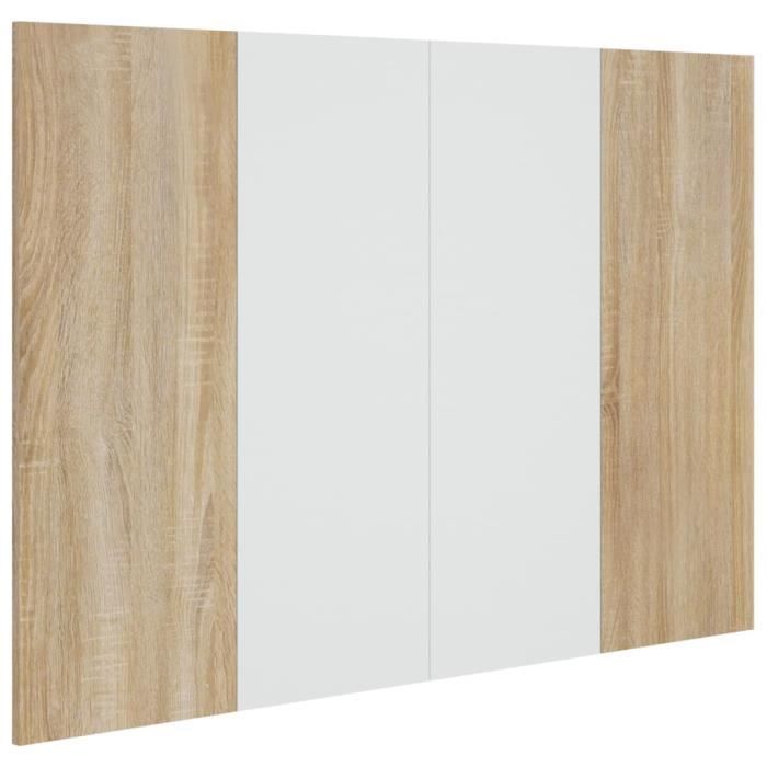 Tête De Lit Sonoma Gris 120 Cm – Bois D'Ingénierie Élégant Et Robuste Pour Chambre Moderne