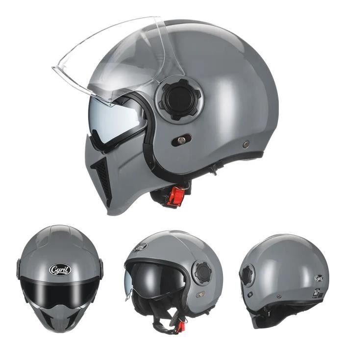 Casque Modulaire Moto Woljay 368 - Homologué DOT, Visière Teintée, Léger - Neuf