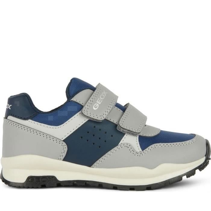 Geox Baskets Geox - Garçon - Modèle Pavel - Fermeture Lacets - Dessus Synthétique - Gris
