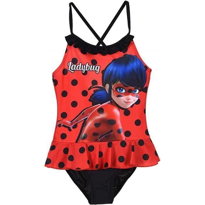 maillot de bain une pièce fille Ladybug de 5 à 10 ans Miraculous