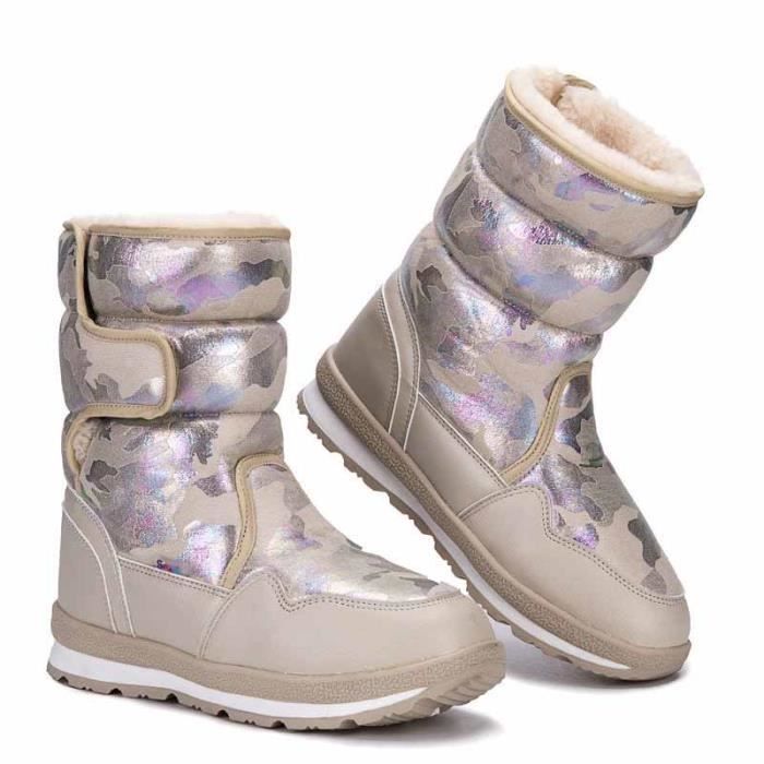 ECELEN bottes de neige d hiver parent enfant plus chaussures en