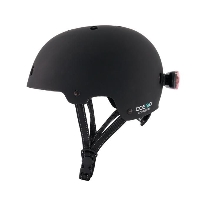 Cosmo Evasion - Casque Velo et Trottinette Urbain et Intelligent - Détection des Chutes et Feux de Warning - Feu Stop Automatique