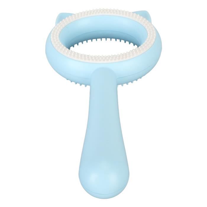 Meilleurs prix pour Omabeta brosse de toilettage autonettoyante pour animaux de compagnie Brosse de toilettage pour chat animalerie hygiene Bleu