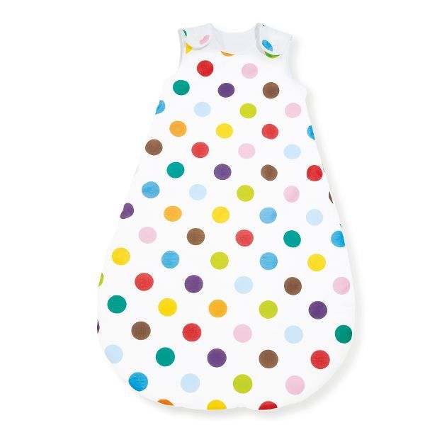 Gigoteuse Bebe Hiver 90 Cm Blanche A Pois Multic Cdiscount Puericulture Eveil Bebe