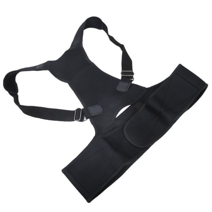 Ceinture Lombaire Moto Homme Femme - Soutien Dorsal Réglable - Confort Longs Trajets - Taille M Noire