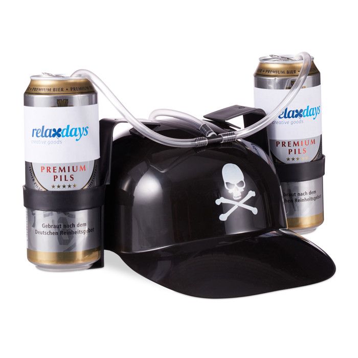 Casque porte biere