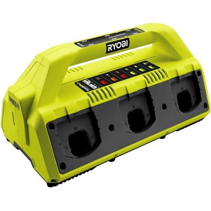 Chargeur de batterie 6 ports RYOBI 18V OnePlus Lithiumion RC18627
