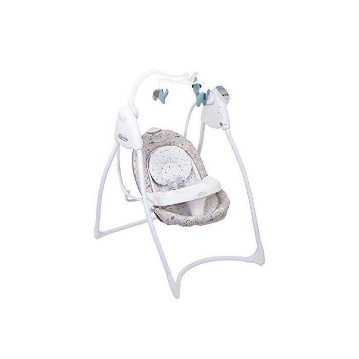 Balançoire électrique Graco Lovin Hug avec arche de jeu pour bébé et ...