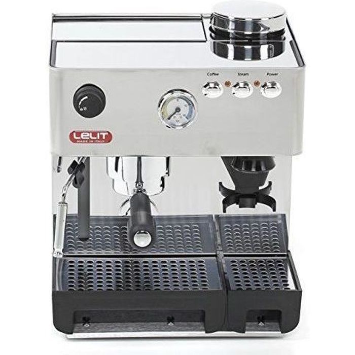 Lelit PL042EM Anita Machine à Expresso Semi Professionnelle Moulin a Intégré Café Espresso Cappuccino et Dosettes en Papier 1000 - Lelit