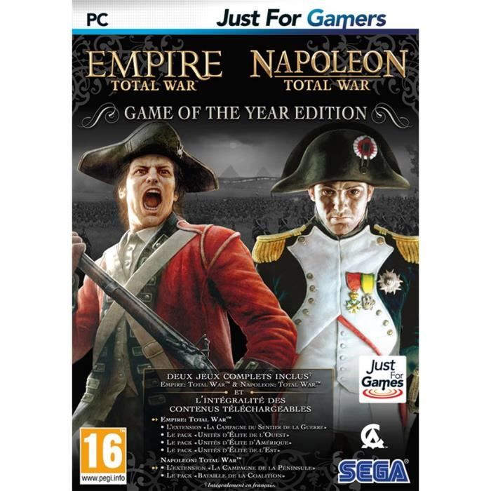 Pack De Jeux Vidéo - Sega - Empire Total War + Napoleon Total War Goty - Stratégie - PC - Bundle