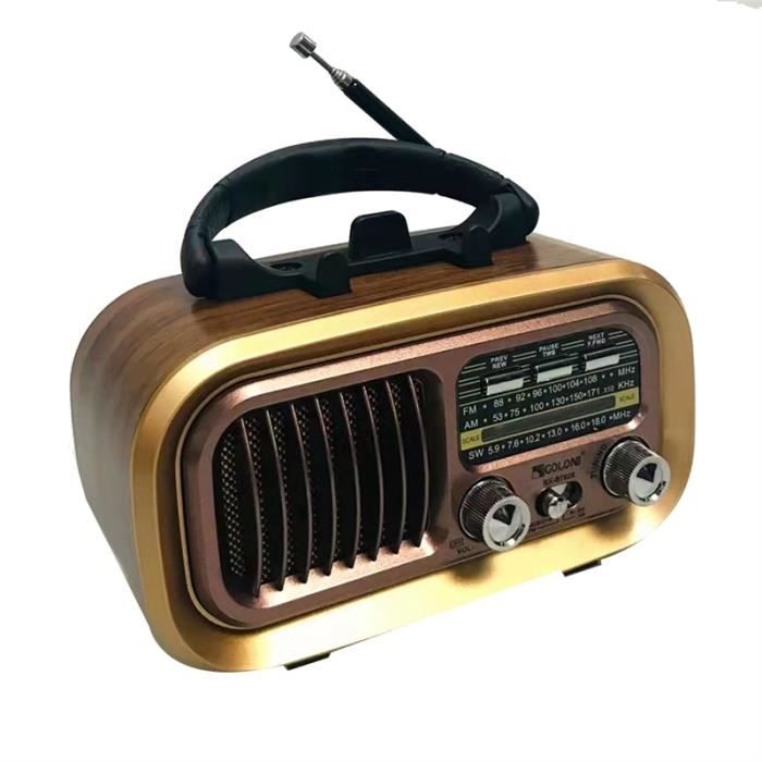 Radio Portable ATS 20 Plus - Récepteur FM/AM/MW/SW/SSB, Haut-Parleur 1.5W | Alliage Aluminium, Antenne Incluse