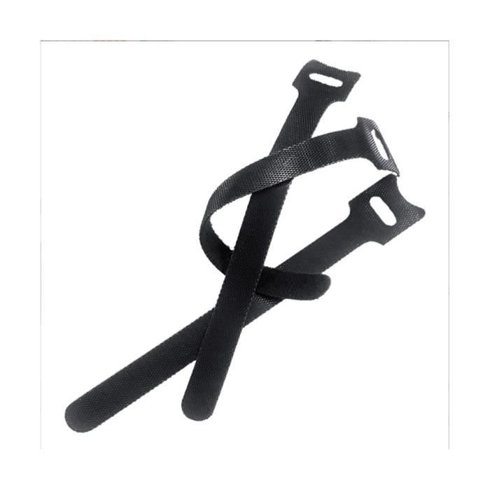 Lot de 100 serre-câbles auto-adhésifs en nylon, clips de câbles