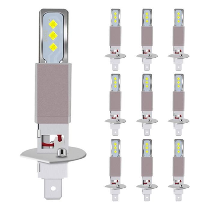 Kit 2x Ampoules LED H1 Super Blanc Pour Phare/brouillard - Daihatsu Copen 2003+ Et Autres