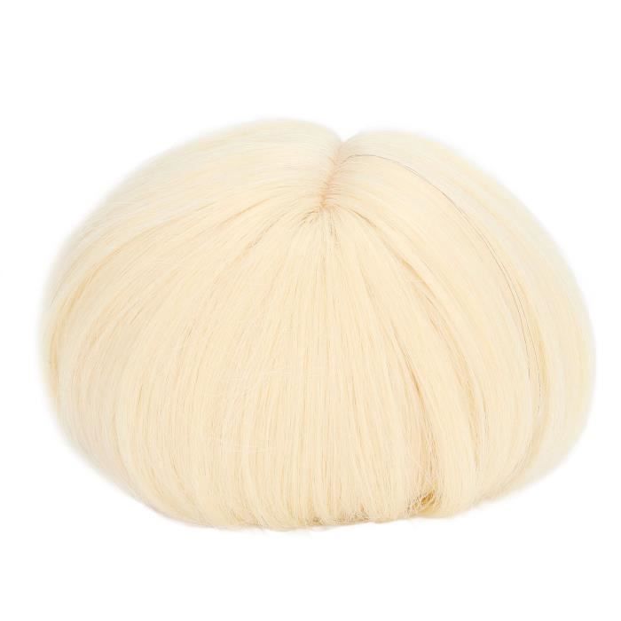 Perruque Long Cheveux Droit pour Poupées DIY - HOMYL - Rose