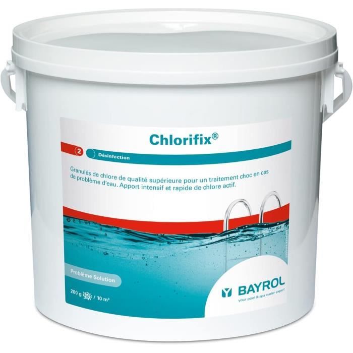 Bayrol Chlorifix Compact 1,2 Kg – Schnell Wirkendes Chlor Für Klares Poolwasser