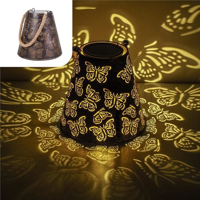 Gadgy lanterne solaire marocaine lampe solaire de table pour jardin extérieur lampe solaire