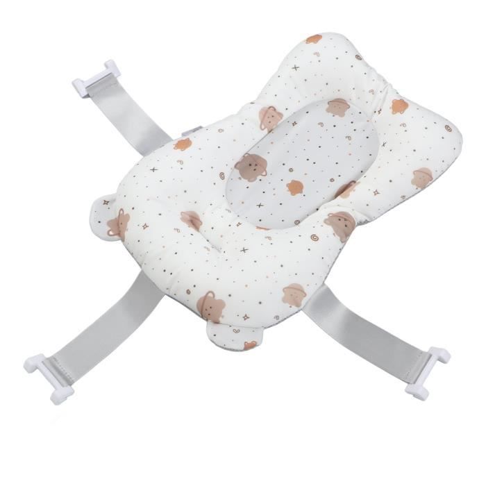 Coussin Éponge De Bain Bébé Antidérapant - Tapis Confortable Rose Pour Nouveau-né Et Baignoire Adulte