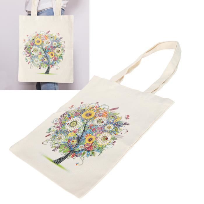 Sac à Main Générique 5D Peinture Diamant Bricolage Sacs à Provisions