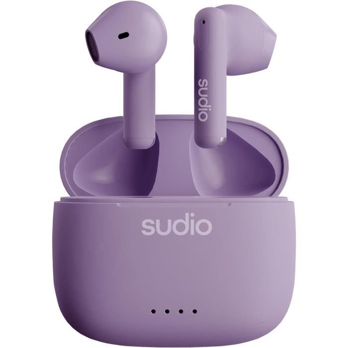 Sudio A1 Noir de Minuit Écouteurs Bluetooth IPX4 avec Microphone