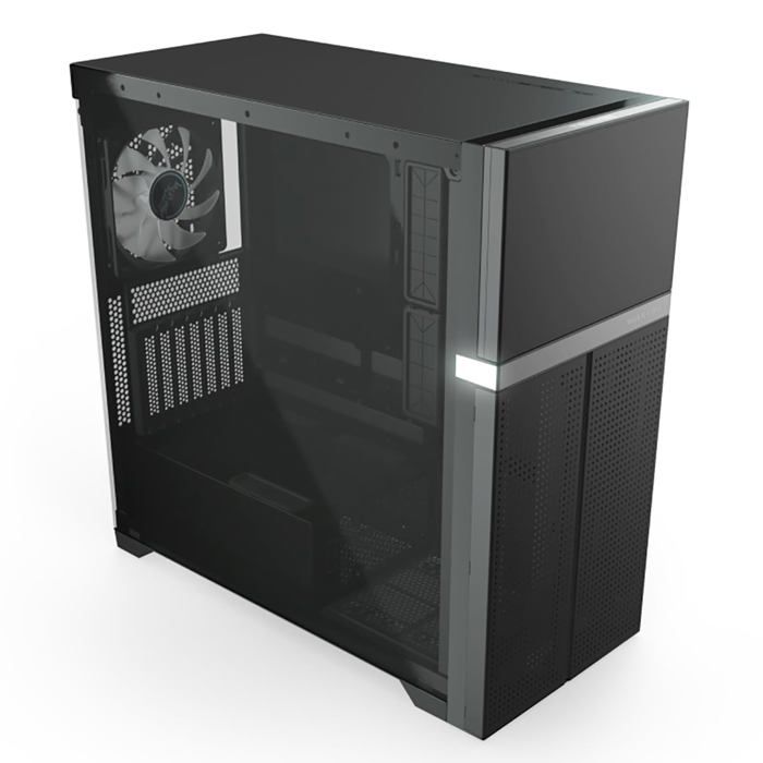 Boîtier ATX - VALKYRIE - VK02 Lite - Verre trempé noir - Midi tour - ATX compatible