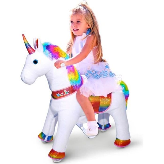 Porteur Licorne WondeRides pour Enfant de 3 à 5 ans - Max 25 kg - Voiture  Jouet à Roulettes - Cdiscount Jeux - Jouets