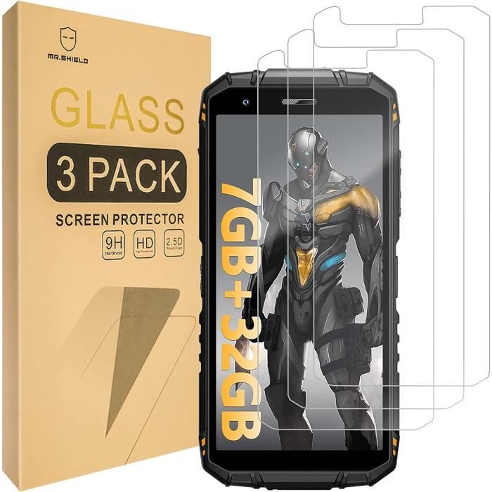 Ensemble Coque Noire 2 Pack & Protecteurs d'écran en Verre Trempé Anti