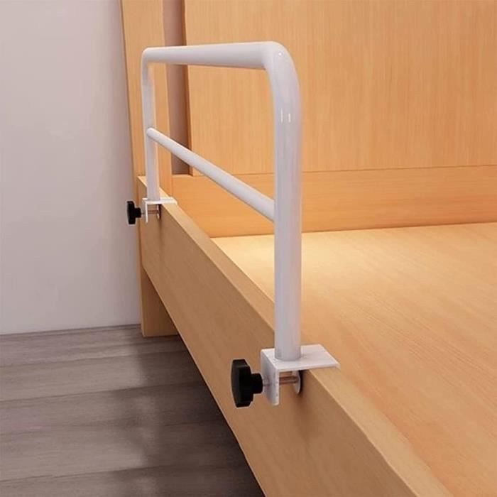 Rail de lit réglable pour adultes âgés,YSTP rails de sécurité pour lit  médical à clipser barre d'appui, barrière auxiliaire de lit
