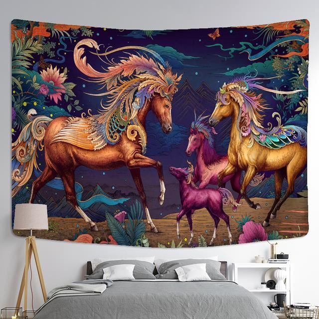 Tapis Mural Tracteur 3D - Décoration Chambre Enfant - Polyester Doux 70x100 Cm - Poster à Suspendre
