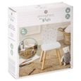 Atmosphera Chaise Enfant Ourson Douceur – Bois Naturel, Ultra Mignonne & Confortable