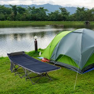 Lit De Camping Pliable Coleman - Armature Alu Vert, Style Militaire (occasion)
