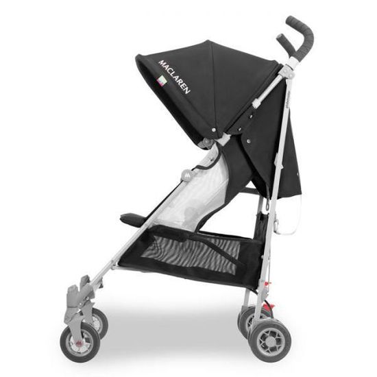 Poussette Maclaren Globetrotter Black White Cdiscount Puericulture Eveil bebe